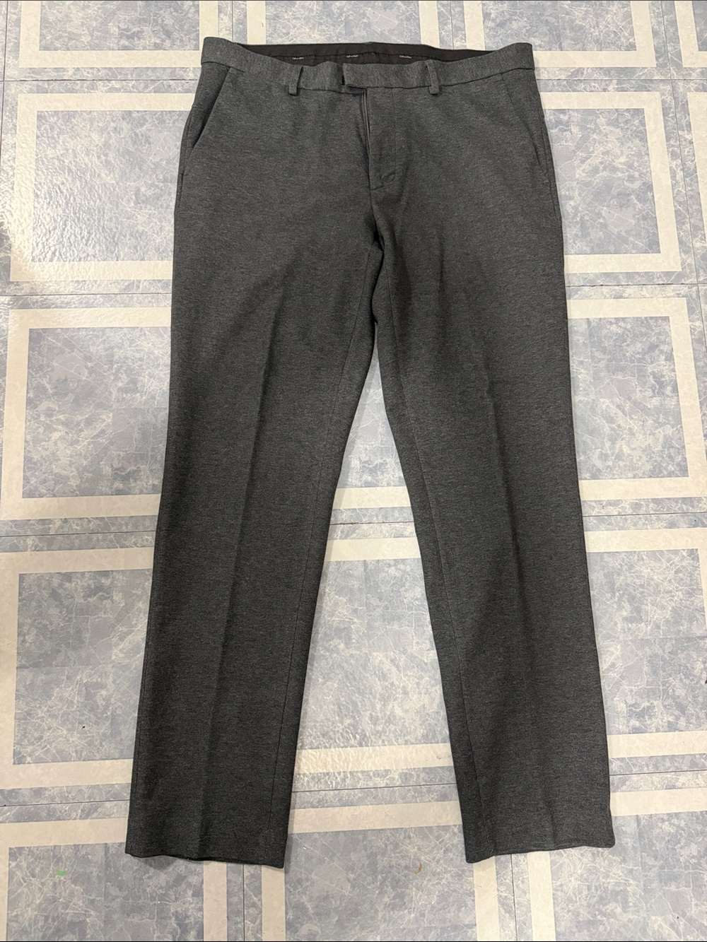 Calvin Klein Charcoal Gray Dress Pants - Modern Straight
